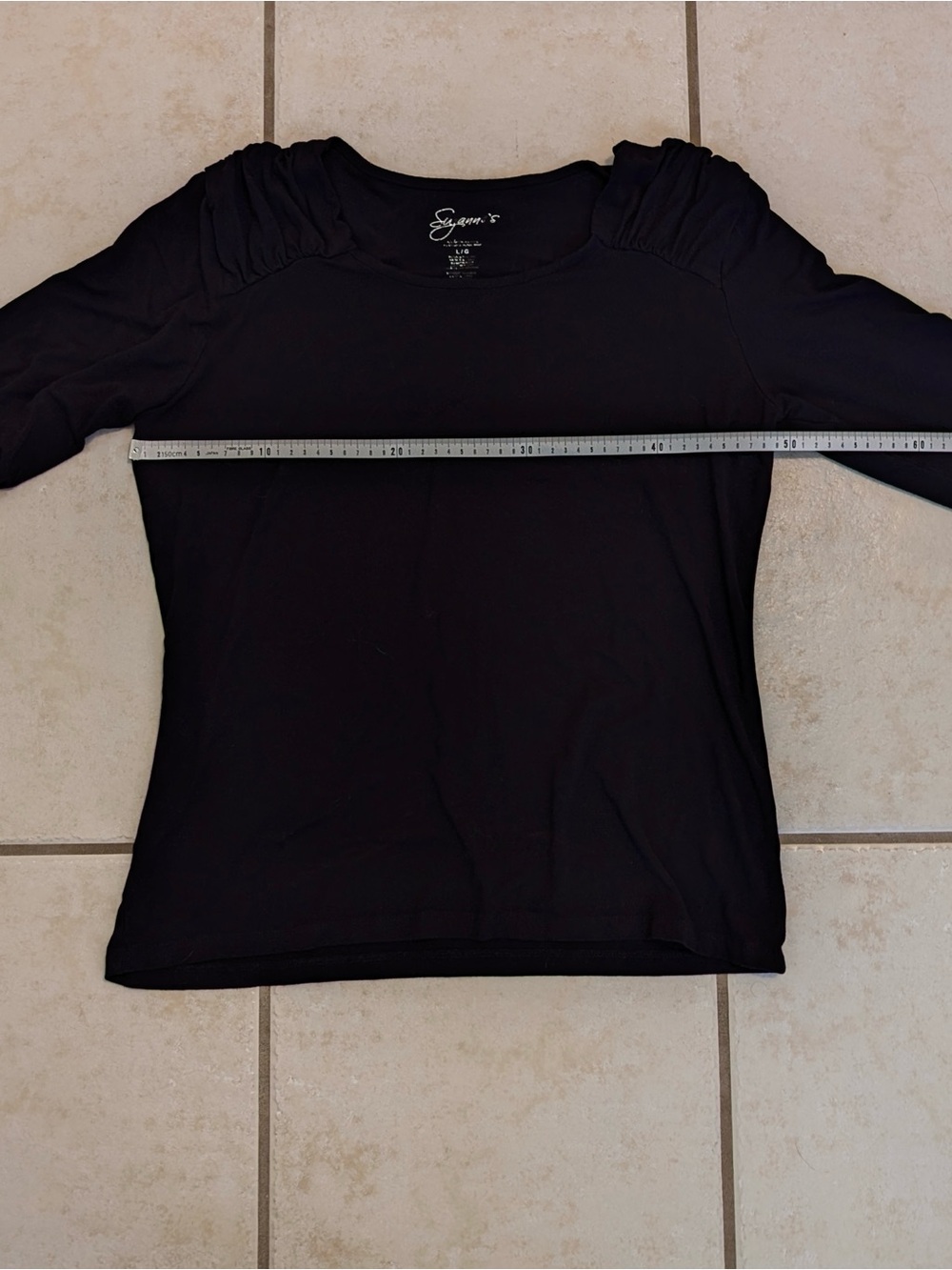 Y2K Suzanne’s Runched Shoulder Shirt - Picture 7 of 16